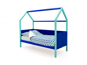 Кровать-домик мягкий Svogen мятно-синий в Кушве - kushva.magazinmebel.ru | фото - изображение 1