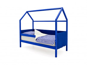 Кровать-домик мягкий Svogen с бортиком синий в Кушве - kushva.magazinmebel.ru | фото - изображение 1