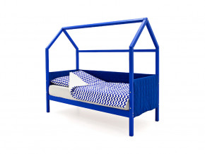 Кровать-домик мягкий Svogen синий в Кушве - kushva.magazinmebel.ru | фото - изображение 1