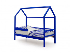 Кровать-домик Svogen с бортиком синий в Кушве - kushva.magazinmebel.ru | фото