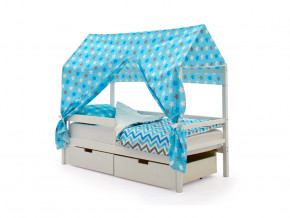 Кровать-домик Svogen с ящиками и бортиком белый в Кушве - kushva.magazinmebel.ru | фото - изображение 4