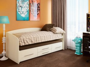 Кровать двухъярусная Адель 5 вудлайн кремовый в Кушве - kushva.magazinmebel.ru | фото
