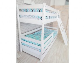 Кровать двухъярусная Сонечка с наклонной лестницей и ящиками в Кушве - kushva.magazinmebel.ru | фото - изображение 3