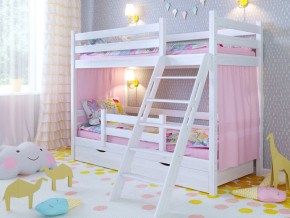 Кровать двухъярусная Сонечка с наклонной лестницей и ящиками в Кушве - kushva.magazinmebel.ru | фото - изображение 6