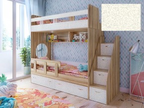 Кровать двухъярусная Юниор 1 с фасадом для рисования феритейл в Кушве - kushva.magazinmebel.ru | фото