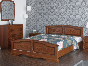 Кровать Елена 1400 Орех в Кушве - kushva.magazinmebel.ru | фото - изображение 2