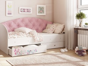 Кровать Эльза Белый-розовый в Кушве - kushva.magazinmebel.ru | фото