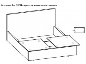 Кровать Флоренция норма 120 с механизмом подъема и дном ЛДСП в Кушве - kushva.magazinmebel.ru | фото - изображение 3