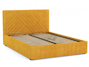 Кровать Гамма 1600 с основанием велюр тенерифе куркума в Кушве - kushva.magazinmebel.ru | фото - изображение 2