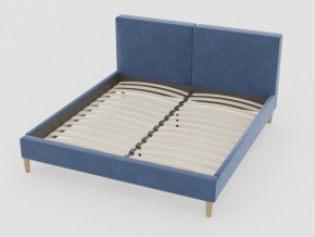 Кровать Линси 1200 синий в Кушве - kushva.magazinmebel.ru | фото - изображение 1
