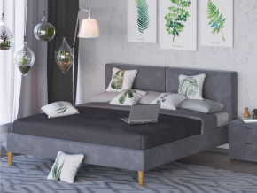 Кровать Линси 1800 серый в Кушве - kushva.magazinmebel.ru | фото - изображение 2