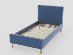 Кровать Линси 900 синий в Кушве - kushva.magazinmebel.ru | фото