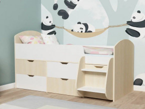 Кровать Малыш-7 Дуб-Белое дерево в Кушве - kushva.magazinmebel.ru | фото