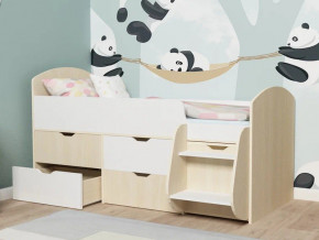 Кровать Малыш-7 Дуб-Белое дерево в Кушве - kushva.magazinmebel.ru | фото - изображение 3