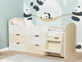 Кровать Малыш-7 Дуб-Винтерберг в Кушве - kushva.magazinmebel.ru | фото
