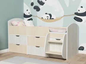 Кровать Малыш-7 Винтербер-Дуб в Кушве - kushva.magazinmebel.ru | фото