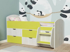 Кровать Малыш-7 Винтербер-Лайм в Кушве - kushva.magazinmebel.ru | фото