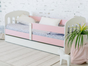 Кровать Малыш с ящиком розовый в Кушве - kushva.magazinmebel.ru | фото - изображение 1