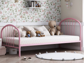 Кровать металлическая Эвора Розовый в Кушве - kushva.magazinmebel.ru | фото - изображение 1