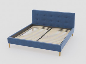 Кровать Пайли 1400 синий в Кушве - kushva.magazinmebel.ru | фото - изображение 1