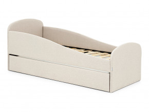 Кровать с ящиком Letmo карамель (рогожка) в Кушве - kushva.magazinmebel.ru | фото - изображение 1
