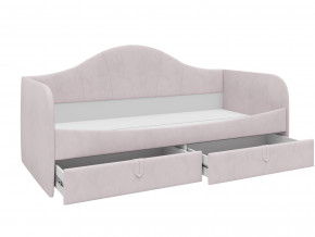 Кровать с мягкой обивкой Алиса ПМ-332.18 велюр розовый в Кушве - kushva.magazinmebel.ru | фото - изображение 2