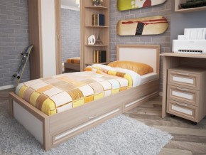 Кровать с настилом Остин модуль 21 с ящиками 24 в Кушве - kushva.magazinmebel.ru | фото