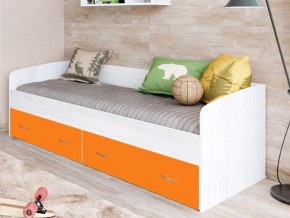Кровать с выкатными ящиками Винтерберг, оранжевый в Кушве - kushva.magazinmebel.ru | фото - изображение 1