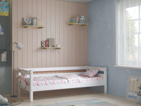 Кровать с задней защитой Соня Вариант 2 белая в Кушве - kushva.magazinmebel.ru | фото - изображение 1