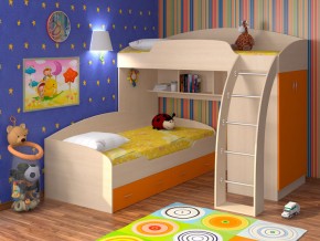 Кровать Соня 1+2 Оранжевый в Кушве - kushva.magazinmebel.ru | фото - изображение 1