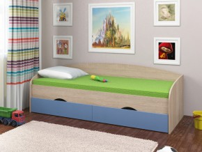 Кровать Соня 2 сонома-голубой в Кушве - kushva.magazinmebel.ru | фото