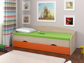 Кровать Соня 2 сонома-оранжевый в Кушве - kushva.magazinmebel.ru | фото