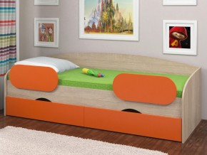 Кровать Соня 2 сонома-оранжевый в Кушве - kushva.magazinmebel.ru | фото - изображение 2