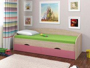 Кровать Соня 2 сонома-розовый в Кушве - kushva.magazinmebel.ru | фото