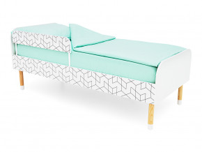 Кровать Stumpa Классика с бортиком рисунок Кубики в Кушве - kushva.magazinmebel.ru | фото