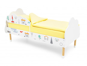 Кровать Stumpa Облако с бортиком рисунок Шале в Кушве - kushva.magazinmebel.ru | фото - изображение 1