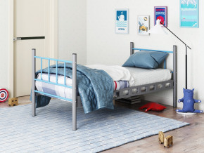 Кровать-трансформер Мальта серый с голубым в Кушве - kushva.magazinmebel.ru | фото - изображение 4