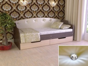 Кровать Юниор Тип 2 Венге/дуб молочный 800х1600 в Кушве - kushva.magazinmebel.ru | фото