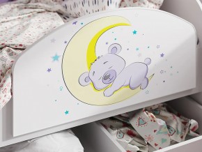 Кровать Звездочка с бортиком Белый-фиолетовый в Кушве - kushva.magazinmebel.ru | фото - изображение 2