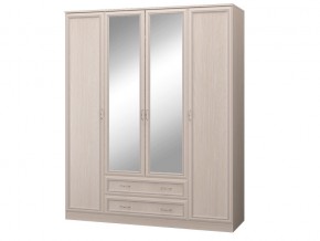 Шкаф 4-х дверный с зеркалом и ящиками в Кушве - kushva.magazinmebel.ru | фото