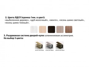 Шкаф-купе Акцент-Сим Д 1500-600 шимо тёмный в Кушве - kushva.magazinmebel.ru | фото - изображение 3