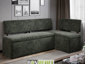 Скамья угловая со спальным местом Монреаль ткань зеленая в Кушве - kushva.magazinmebel.ru | фото - изображение 1