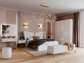Спальня Рише белый глянец с перламутром в Кушве - kushva.magazinmebel.ru | фото