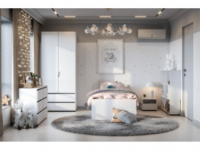Спальня Токио Белый текстурный в Кушве - kushva.magazinmebel.ru | фото - изображение 8