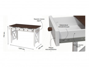 Стол письменный Прованс Массив в Кушве - kushva.magazinmebel.ru | фото - изображение 2