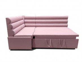Угловой диван Призма Валики со спальным местом розовый в Кушве - kushva.magazinmebel.ru | фото - изображение 3