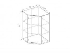 ВУ9 Модуль верхний Угловой МВУ9 в Кушве - kushva.magazinmebel.ru | фото
